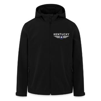 Kentucky Fan T-Shirt – Stolz zeigen! - Recycelte Männer Softshell-Jacke von Stanley/Stella - Schwarz - Vorne - AI Model Male 185 light (185cm)