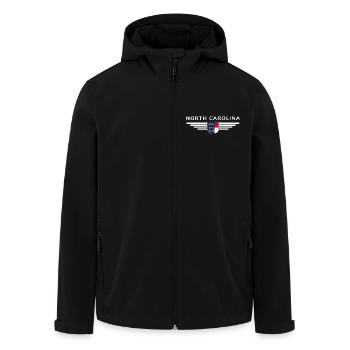 T-shirt de fan de Caroline du Nord – Élégant et unique - Veste softshell homme en polyester recyclé Stanley/Stella - noir - Devant - AI Model Male 185 light (185cm)