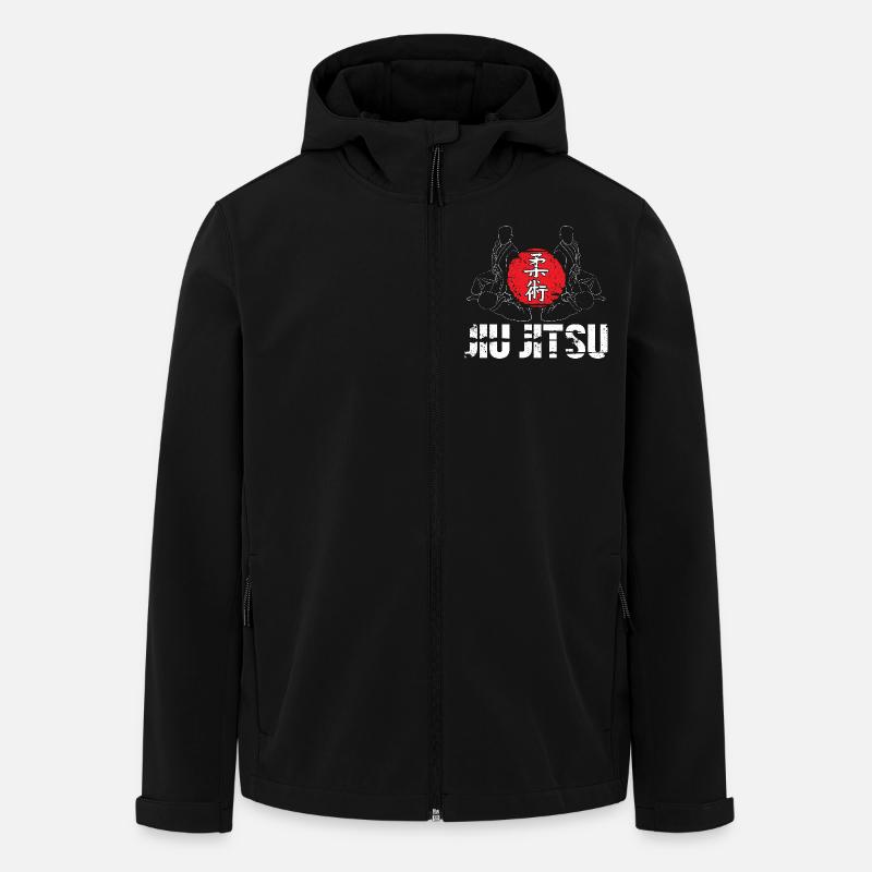 Jiu Jitsu Self Defense - Men’s Recycled Softshell Jacket by Stanley/Stella - black