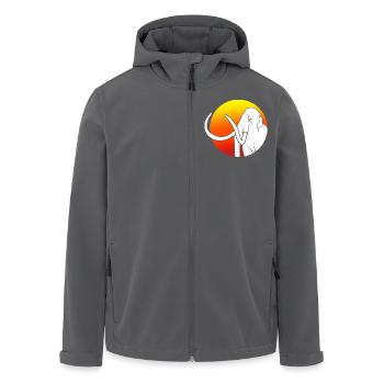 Mammouth - Veste softshell homme en polyester recyclé Stanley/Stella - noir - Devant - AI Model Male 185 light (185cm)