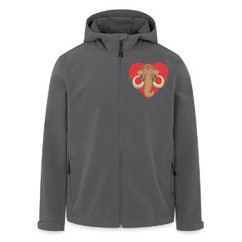 Mammouth - Veste softshell homme en polyester recyclé Stanley/Stella - noir - Devant - AI Model Male 185 light (185cm)