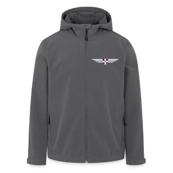 République dominicaine T-Shirt Design - Veste softshell homme en polyester recyclé Stanley/Stella - charbon - Devant - AI Model Male 185 light (185cm)
