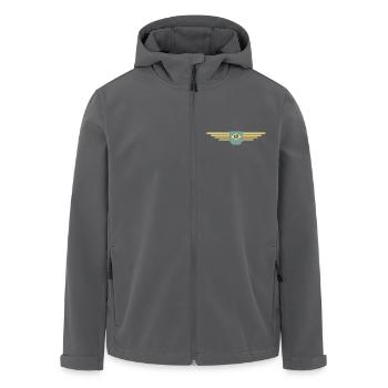 Delaware Fan T-Shirt – Küste & Charme - Recycelte Männer Softshell-Jacke von Stanley/Stella - Anthrazit - Vorne - AI Model Male 185 light (185cm)