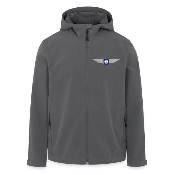 Virginia Fan Shirt – American Spirit - Recycelte Männer Softshell-Jacke von Stanley/Stella - Anthrazit - Vorne - AI Model Male 185 light (185cm)