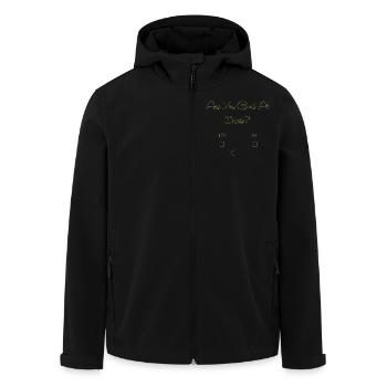 Dart Dartboard Dartpfeil - Recycelte Männer Softshell-Jacke von Stanley/Stella - Schwarz - Vorne - AI Model Male 185 light (185cm)