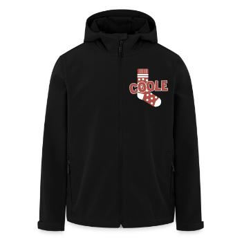 Coole Socke - lustiges Motivationsdesign - Recycelte Männer Softshell-Jacke von Stanley/Stella - Schwarz - Vorne - AI Model Male 185 light (185cm)