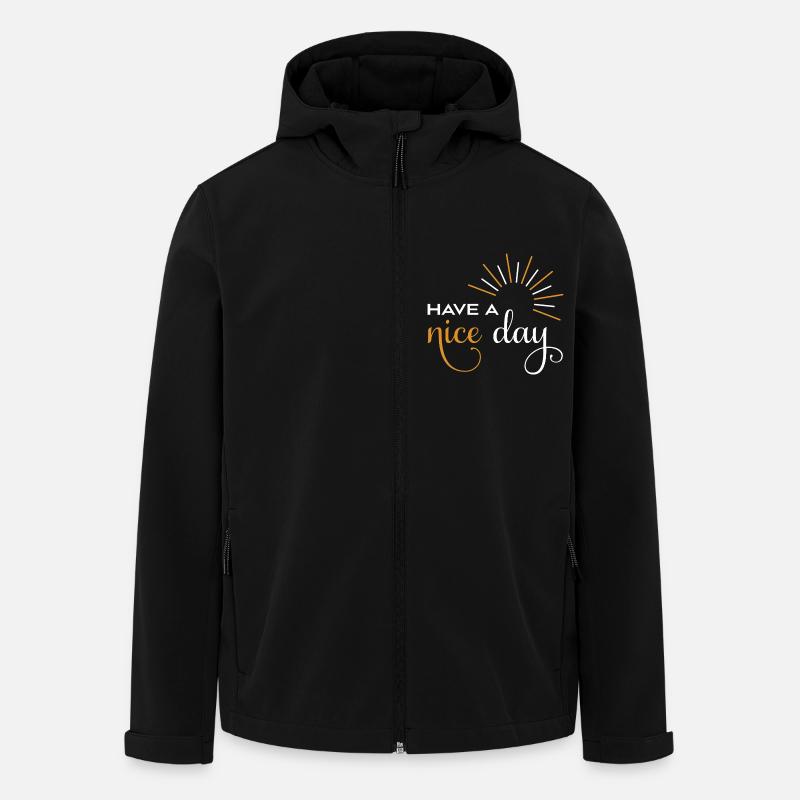 Bonne journée - Veste softshell homme en polyester recyclé Stanley/Stella - noir