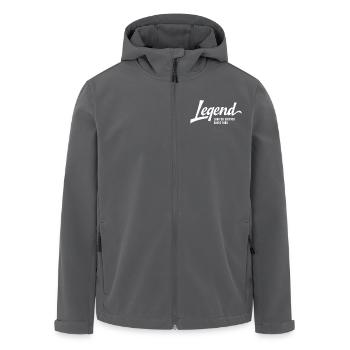 Legend Limited Edition Since 1985 - Men’s Recycled Softshell Jacket by Stanley/Stella - black - Front - AI Model Male 185 light (185cm)