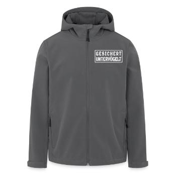 Underbirds sécurisé pour la fête des pères style Malle - Veste softshell homme en polyester recyclé Stanley/Stella - charbon - Devant - AI Model Male 185 light (185cm)