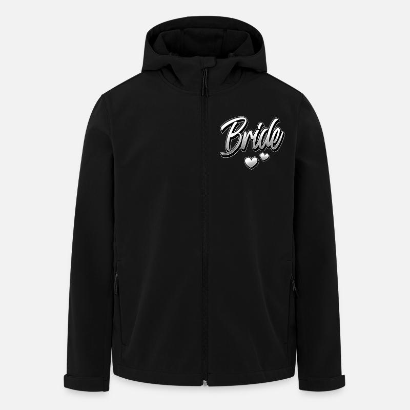 Braut - Recycelte Männer Softshell-Jacke von Stanley/Stella - Schwarz