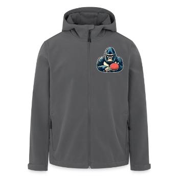 Ping-pong - Veste softshell homme en polyester recyclé Stanley/Stella - noir - Devant - AI Model Male 185 light (185cm)