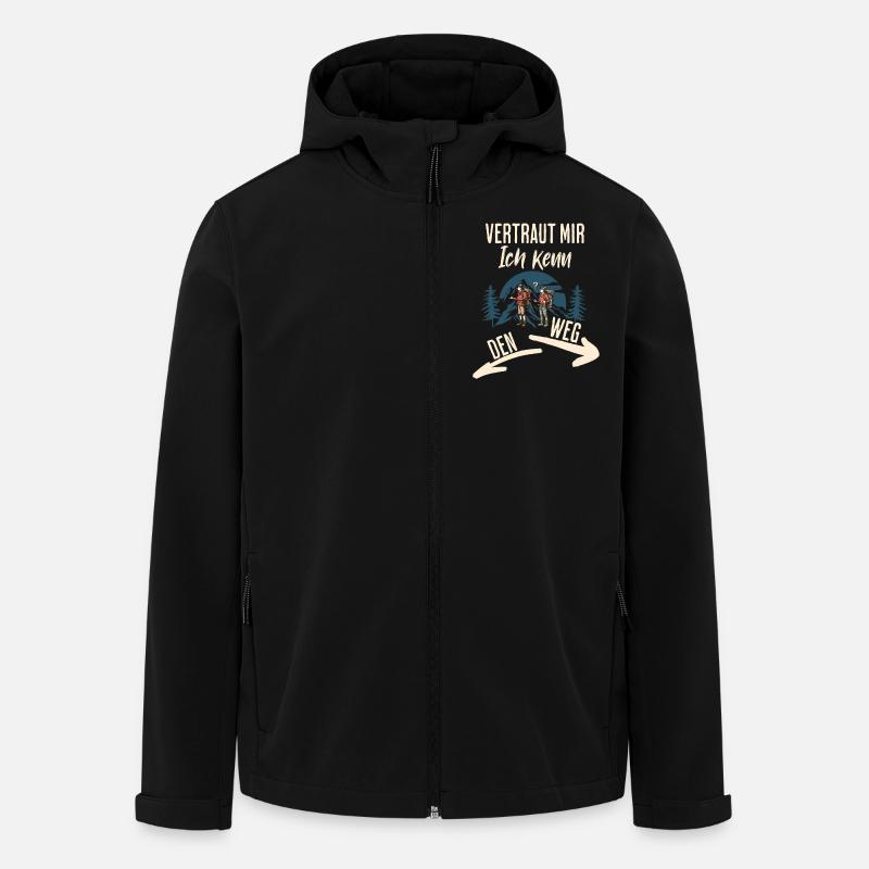 Wander - Men’s Recycled Softshell Jacket by Stanley/Stella - black