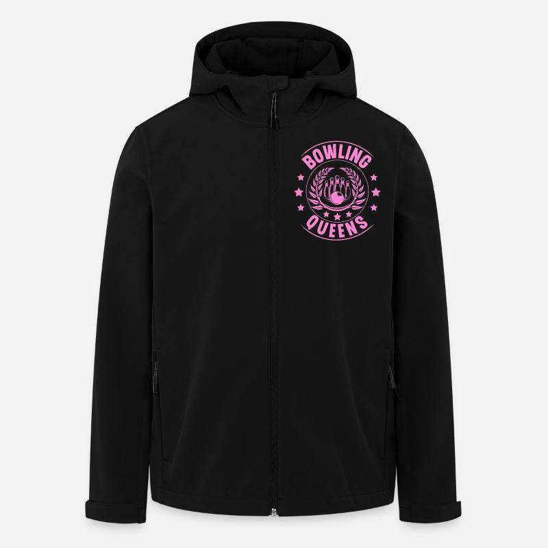 Bowling Queens - Men’s Recycled Softshell Jacket by Stanley/Stella - black