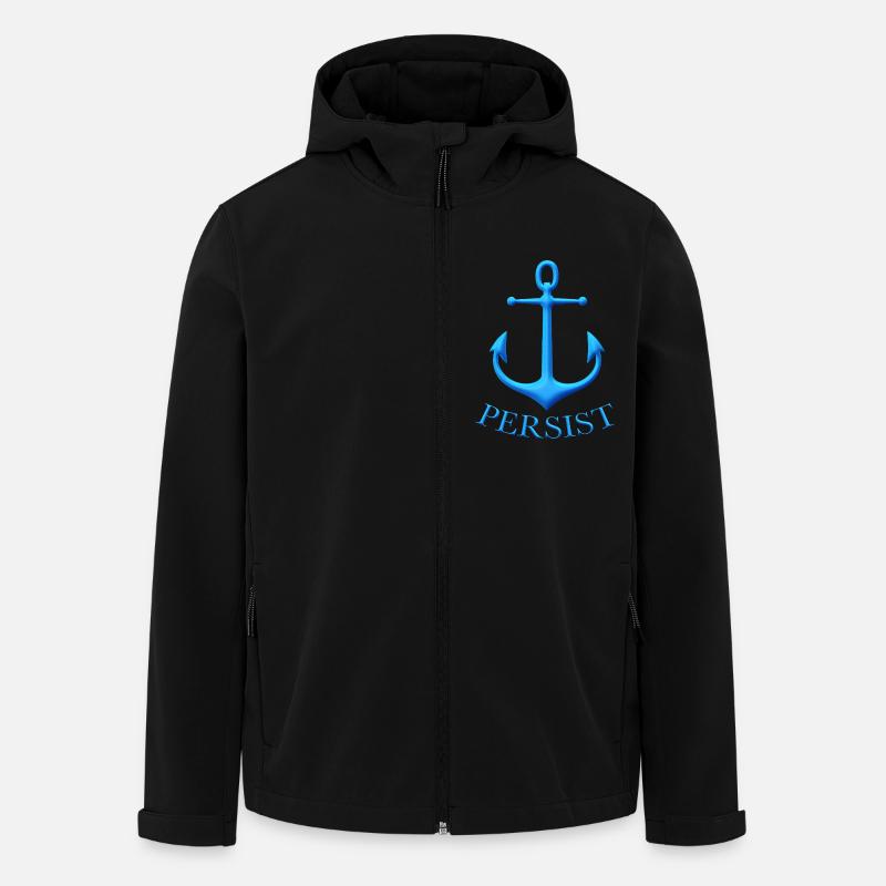 persist - Recycelte Männer Softshell-Jacke von Stanley/Stella - Schwarz