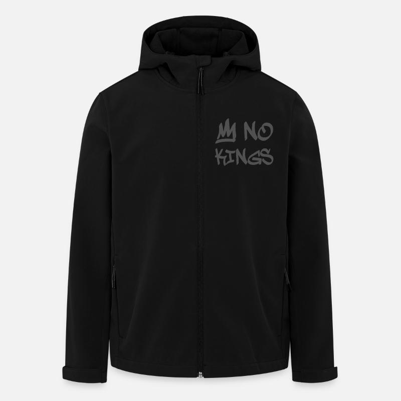 No Kings in America since 1776 - Recycelte Männer Softshell-Jacke von Stanley/Stella - Schwarz