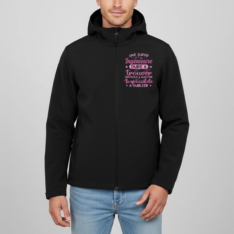 A Super Engineer - Engineer Gift Men’s Recycled Softshell Jacket by Stanley/Stella