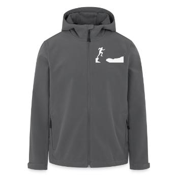 Trail Runner Cross Trail Mountain Runner - Veste softshell homme en polyester recyclé Stanley/Stella - charbon - Devant - AI Model Male 185 light (185cm)