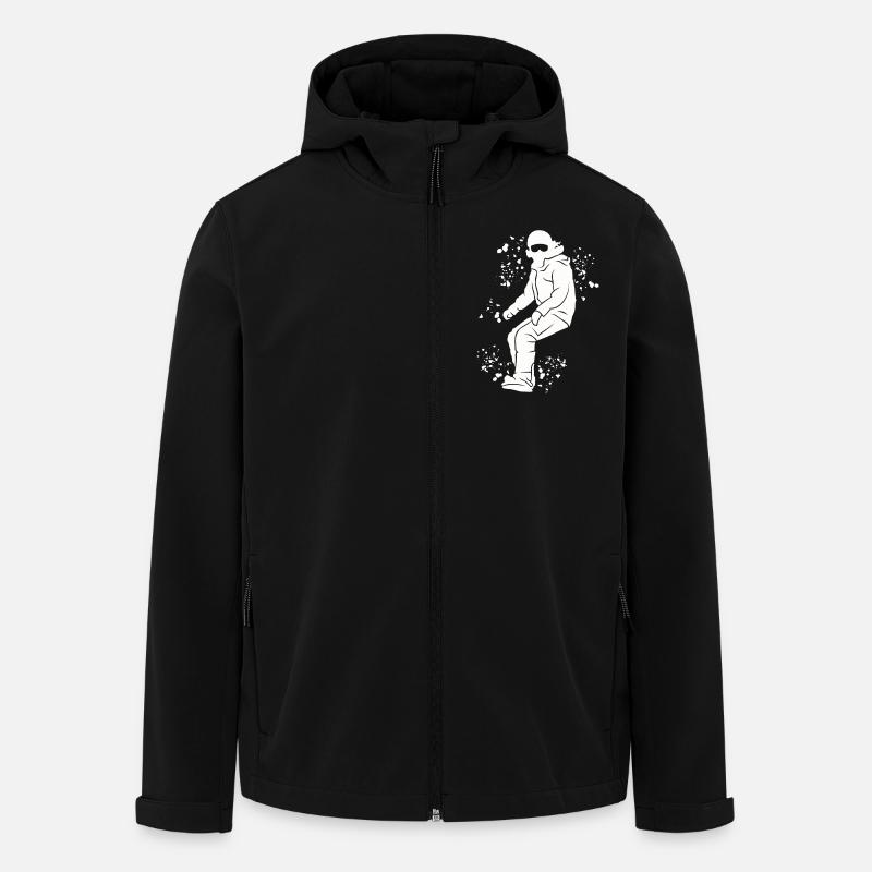 Snowboarder Snowboarding Snowboard - Men’s Recycled Softshell Jacket by Stanley/Stella - black