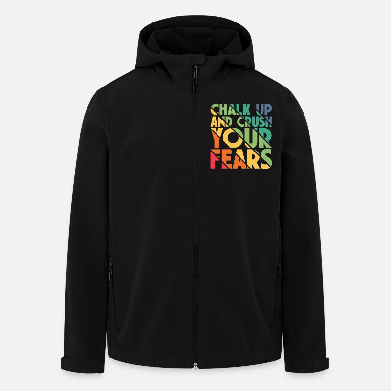 Bloc Chalk Up Boulderer - Veste softshell homme en polyester recyclé Stanley/Stella - noir