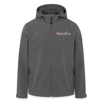 Knot with Me Makramee - Veste softshell homme en polyester recyclé Stanley/Stella - noir - Devant - AI Model Male 185 light (185cm)