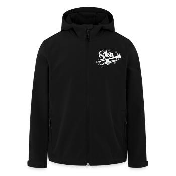 Ska Trompete Swing Jazz Musikstil - Recycelte Männer Softshell-Jacke von Stanley/Stella - Schwarz - Vorne - AI Model Male 185 light (185cm)