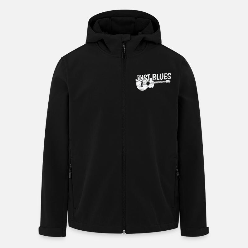 Just Blues Musik Trompete Chicago Blues - Recycelte Männer Softshell-Jacke von Stanley/Stella - Schwarz