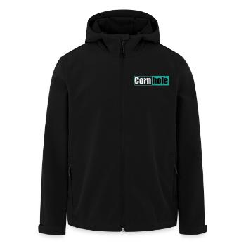Cornhole Spiel Freizeit Hobby - Recycelte Männer Softshell-Jacke von Stanley/Stella - Schwarz - Vorne - AI Model Male 185 light (185cm)