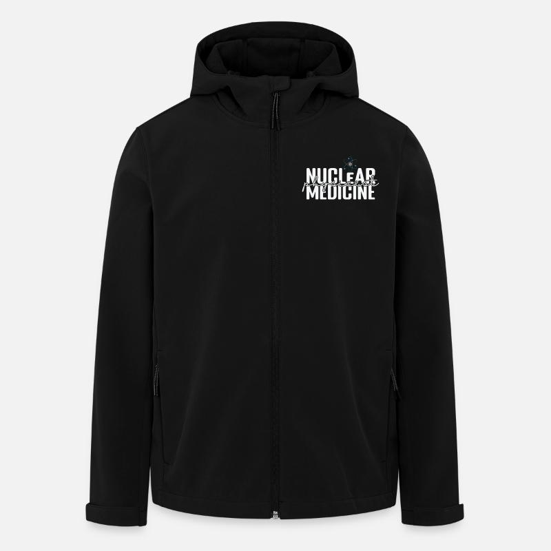 Études de médecine du physicien nucléaire - Veste softshell homme en polyester recyclé Stanley/Stella - noir