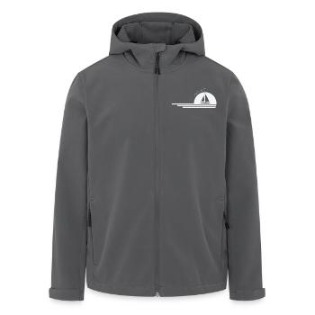 Voilier Voile Sports nautiques - Veste softshell homme en polyester recyclé Stanley/Stella - charbon - Devant - AI Model Male 185 light (185cm)