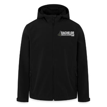 Bachelor of Environmental Science Umweltwissenscha - Recycelte Männer Softshell-Jacke von Stanley/Stella - Schwarz - Vorne - AI Model Male 185 light (185cm)