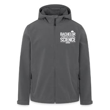 Bachelor of Environmental Science Naturwissenschaf - Recycelte Männer Softshell-Jacke von Stanley/Stella - Schwarz - Vorne - AI Model Male 185 light (185cm)