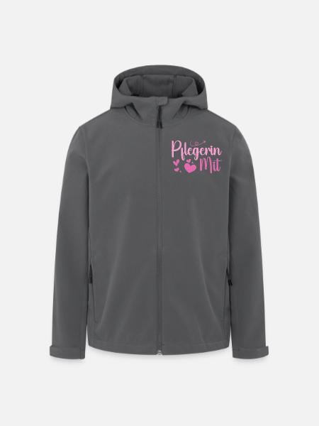 Pflegerin - Herz Symbol - Pflegefachfrau - DANKE - Recycelte Männer Softshell-Jacke von Stanley/Stella - Schwarz
