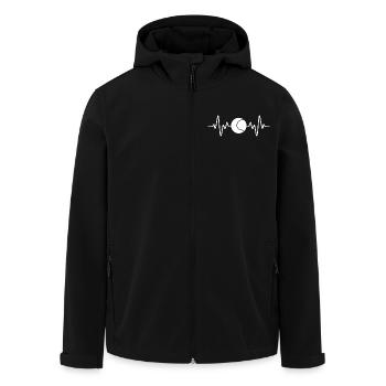 Balle de tennis Heartbeat Tennis - Veste softshell homme en polyester recyclé Stanley/Stella - noir - Devant - AI Model Male 185 light (185cm)