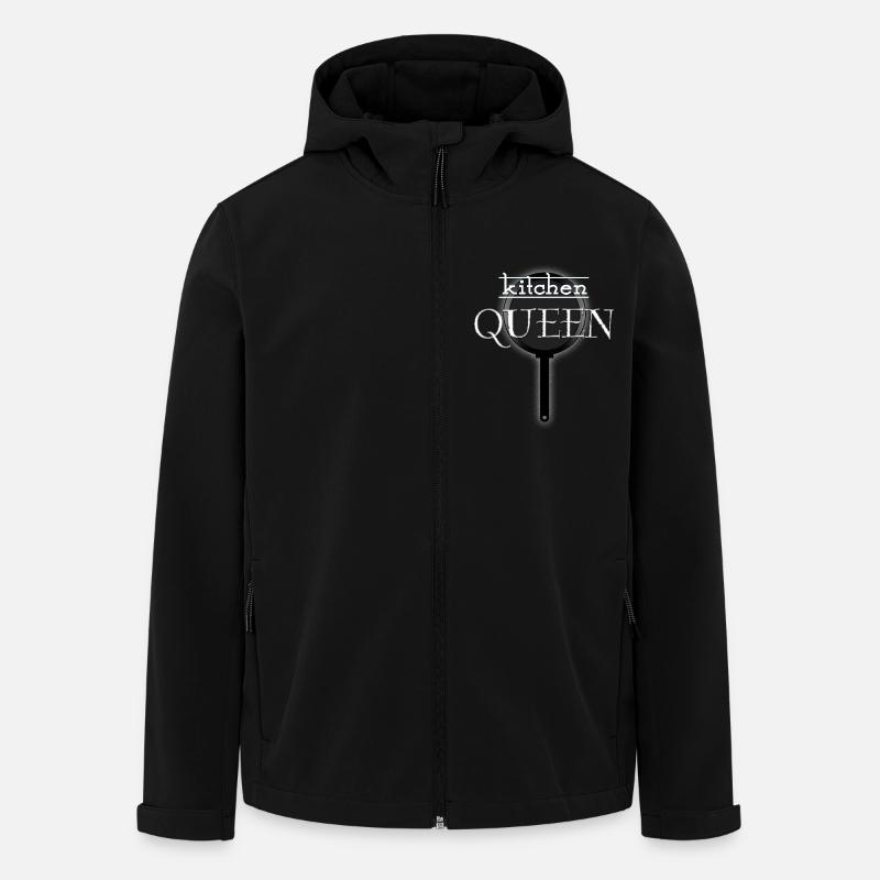 Cuisine Queen - Veste softshell homme en polyester recyclé Stanley/Stella - noir