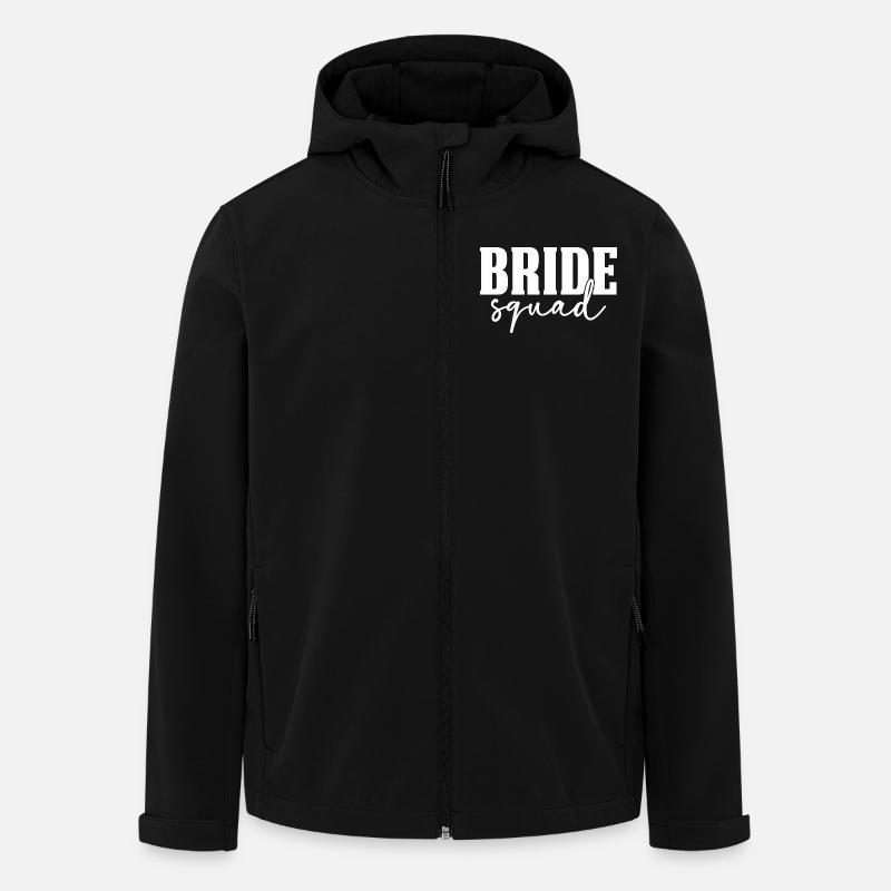 Bride Squad - Men’s Recycled Softshell Jacket by Stanley/Stella - black
