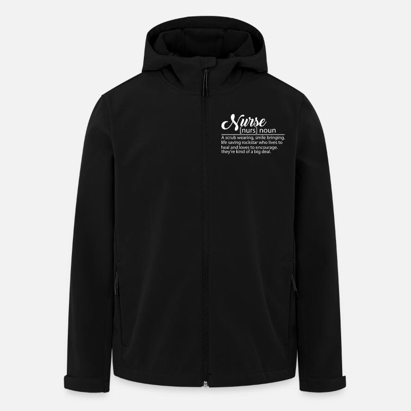 Nurse - Men’s Recycled Softshell Jacket by Stanley/Stella - black