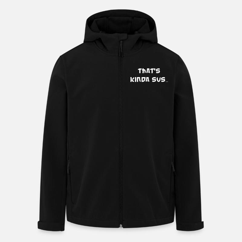 Thats Kinda Sus - Recycelte Männer Softshell-Jacke von Stanley/Stella - Schwarz