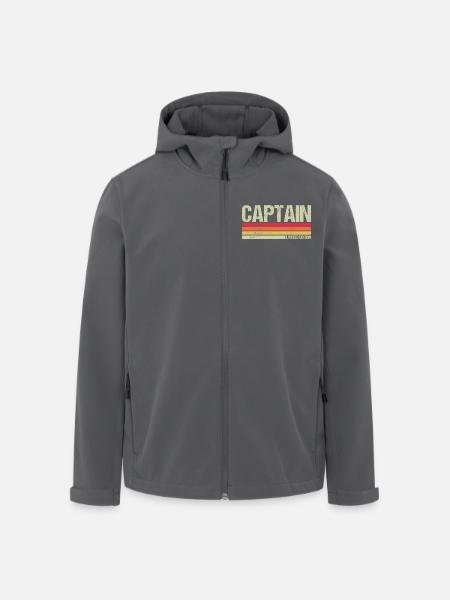 Captain - Men’s Recycled Softshell Jacket by Stanley/Stella - black