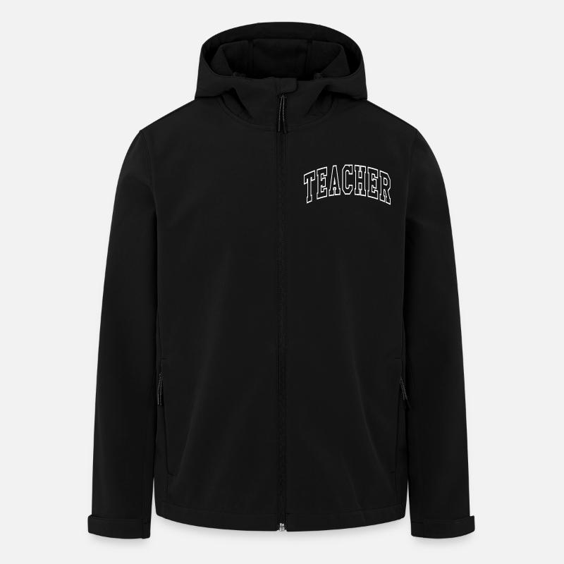 Teacher - Recycelte Männer Softshell-Jacke von Stanley/Stella - Schwarz