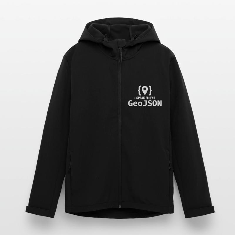 GeoJSON Developer Coder Programmer GIS Mapping Men’s Recycled Softshell Jacket by Stanley/Stella