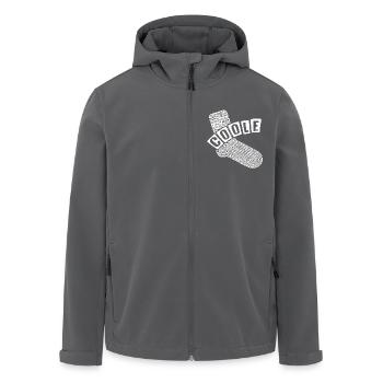 Chaussette cool - design motivant amusant - Veste softshell homme en polyester recyclé Stanley/Stella - noir - Devant - AI Model Male 185 light (185cm)