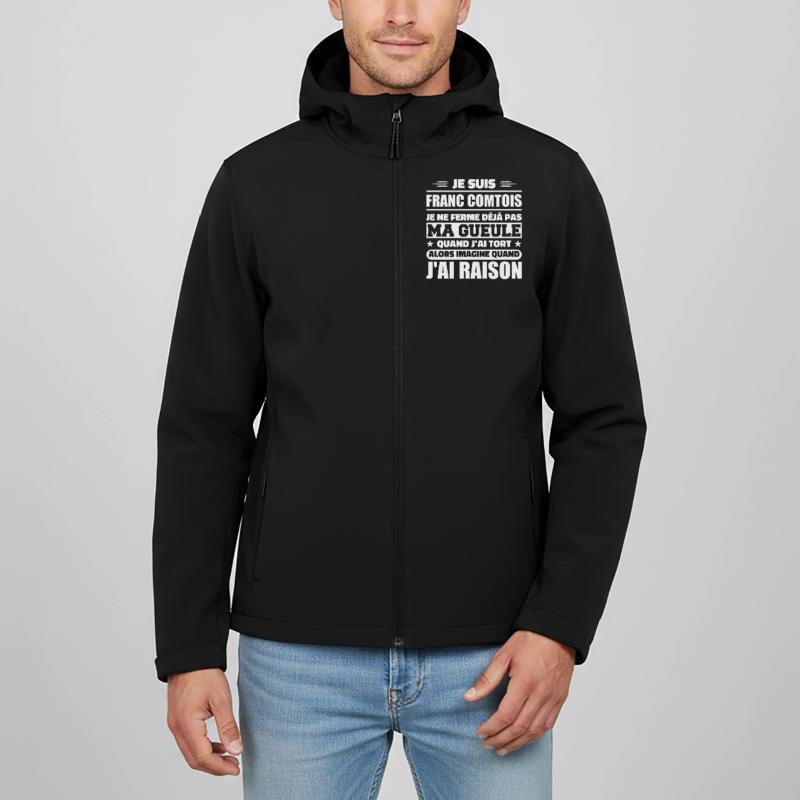 Franc comtois I don't shut my mouth frank comté Men’s Recycled Softshell Jacket by Stanley/Stella
