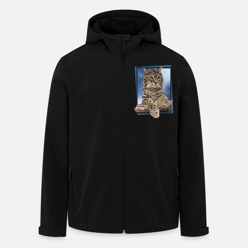 Lynx - Men’s Recycled Softshell Jacket by Stanley/Stella - black