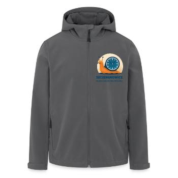 Szczepanowice – where time passes slower - Men’s Recycled Softshell Jacket by Stanley/Stella - black - Front - AI Model Male 185 light (185cm)