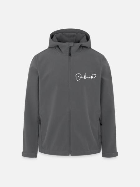 Dubai Herzschlag - Recycelte Männer Softshell-Jacke von Stanley/Stella - Schwarz