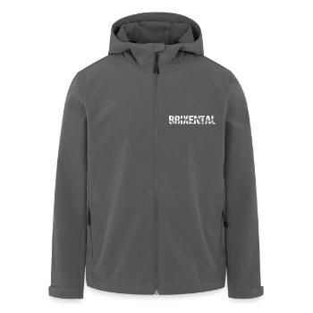 Brixenthal Kitzbühel Alps Brixenthal Mountains - Men’s Recycled Softshell Jacket by Stanley/Stella - anthracite - Front - AI Model Male 185 light (185cm)