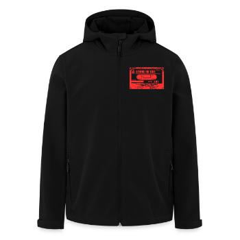 Drehen Sie die Zeit zurück - Recycelte Männer Softshell-Jacke von Stanley/Stella - Schwarz - Vorne - AI Model Male 185 light (185cm)