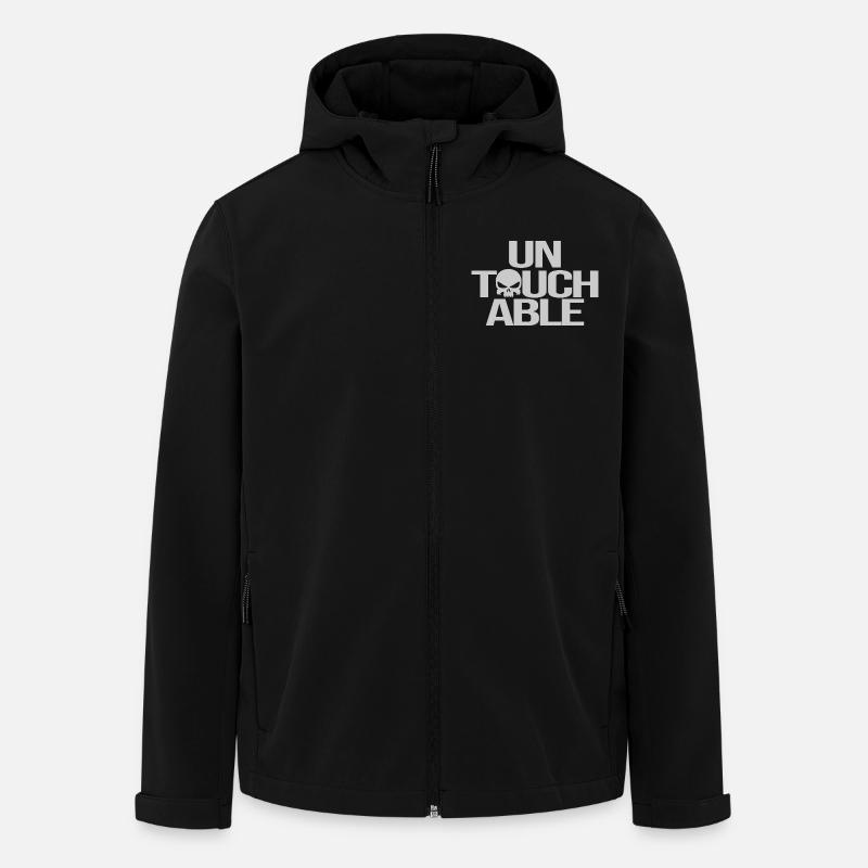 unantastbar - Recycelte Männer Softshell-Jacke von Stanley/Stella - Schwarz