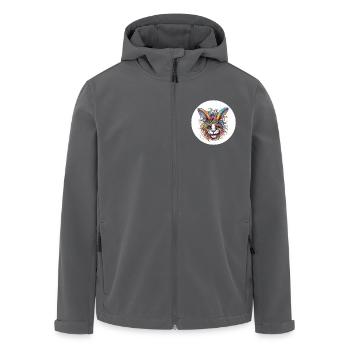 Hase - Recycelte Männer Softshell-Jacke von Stanley/Stella - Schwarz - Vorne - AI Model Male 185 light (185cm)