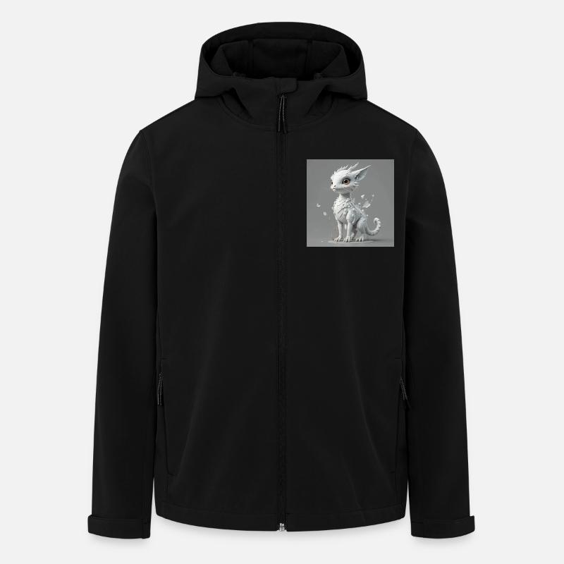FabelwesenDinicus - Recycelte Männer Softshell-Jacke von Stanley/Stella - Schwarz